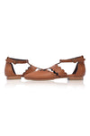 Gardenia Pointy Toe Leather Flats (Sz. 7 & 7.5)