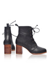 Giselle Leather Heel Booties (Sz. 8.5)