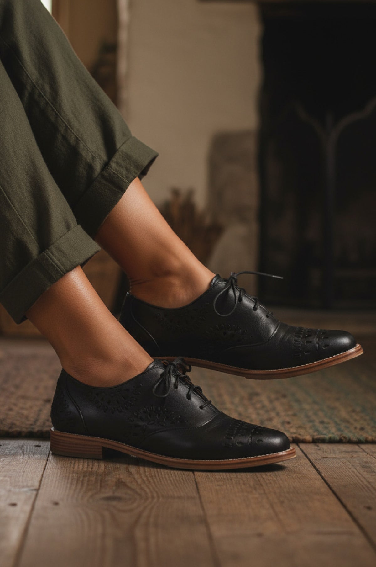 Heartbreak Leather Oxfords