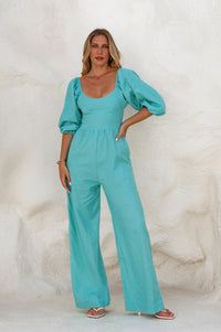 Heaven Bay Linen Jumpsuit