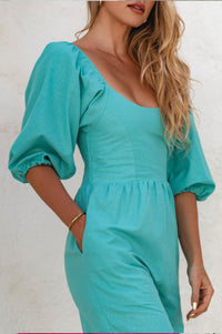 Heaven Bay Linen Jumpsuit