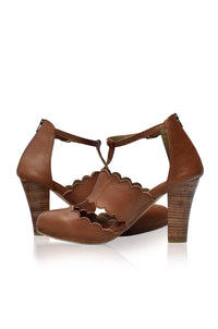 Incognito Leather Heels (Sz. 5, 6.5, 8 & 10)