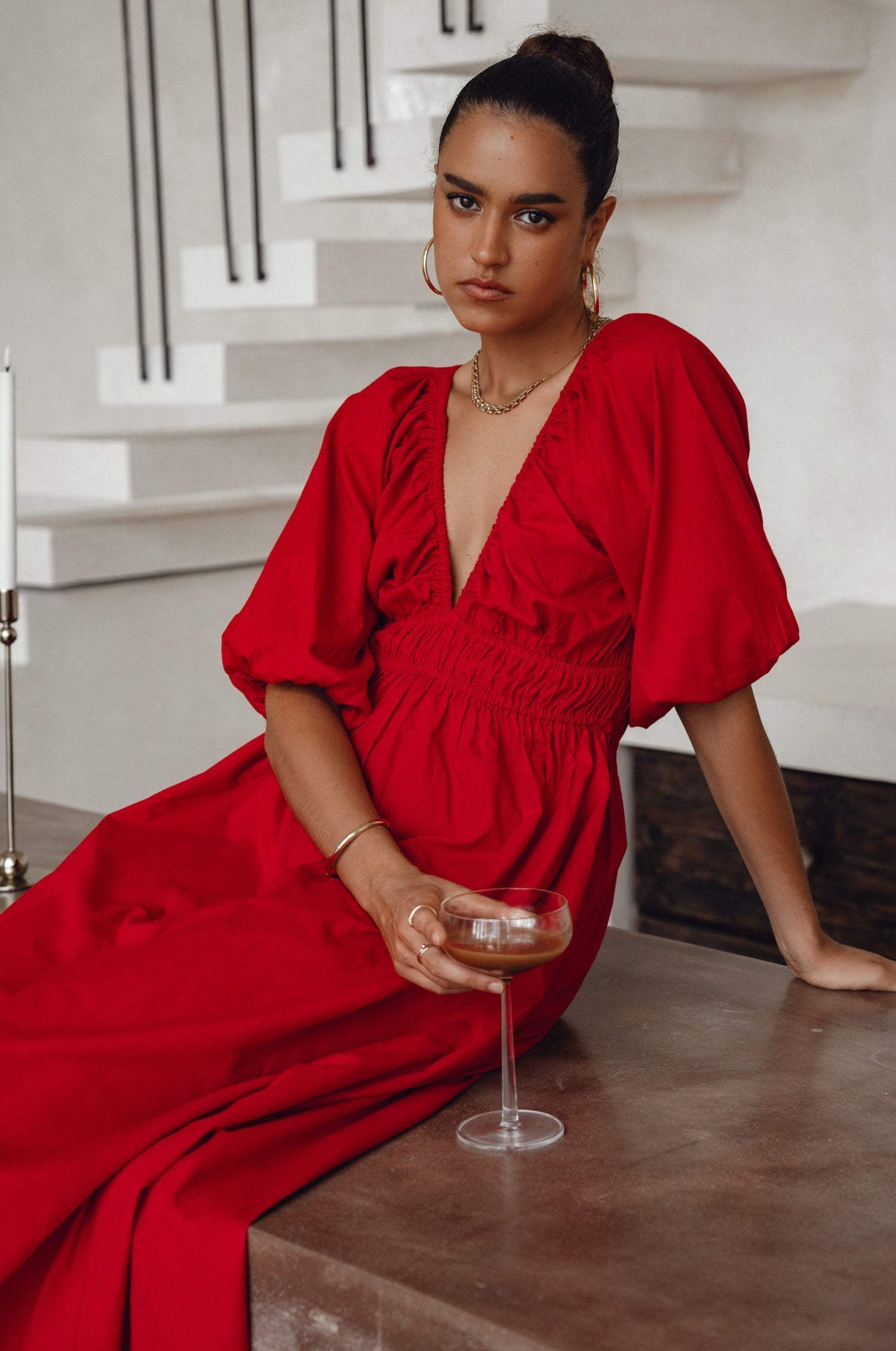 Kezas. Cotton Maxi Dress – ELF