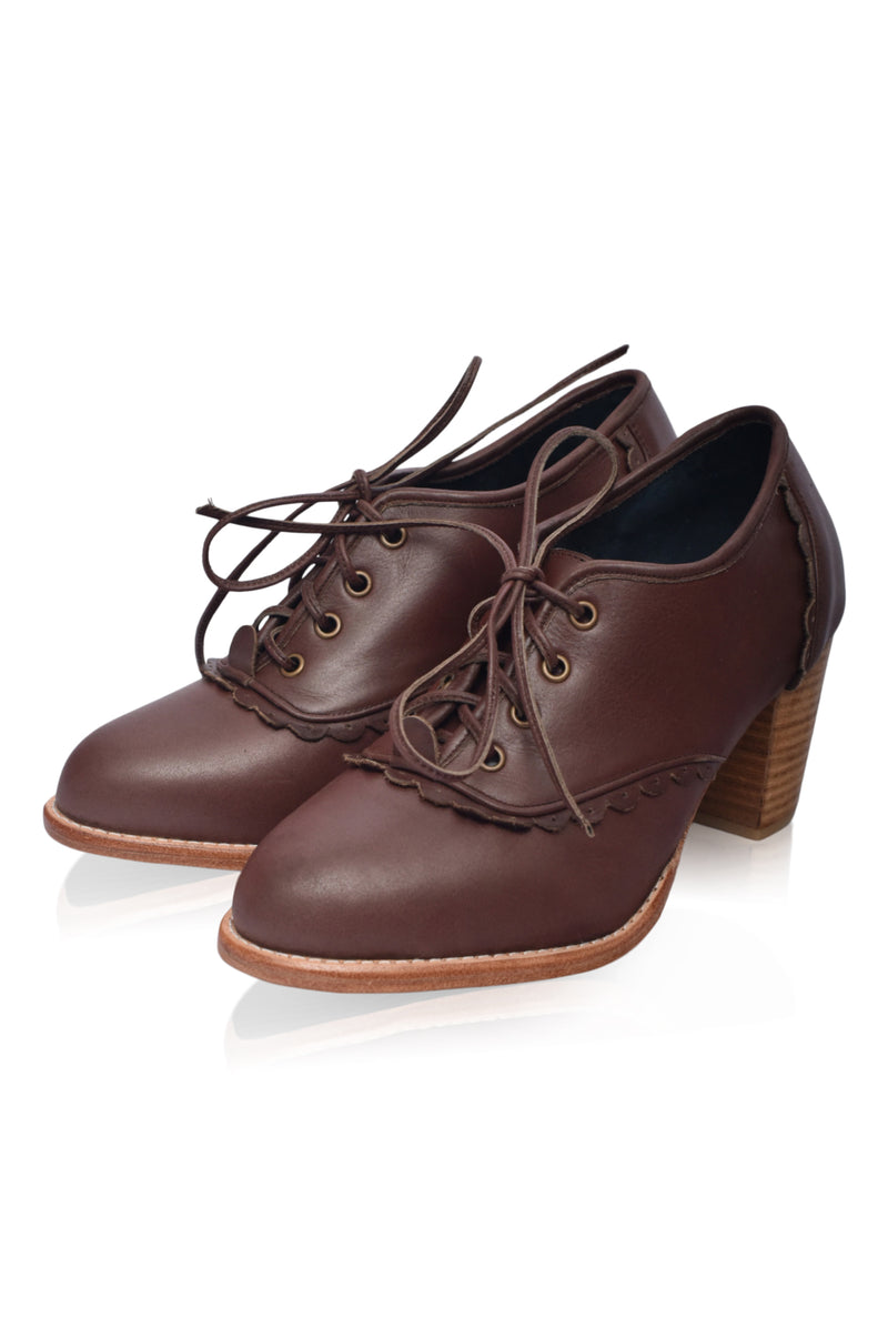 Lace Oxford Heels (Sz. 7, 7.5, 8.5 & 9)