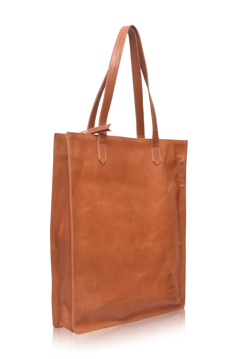 Lifestyle Leather Tote Bag