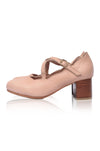 Lotus Criss Cross Leather Heels (Sz. 6.5 & 8.5)