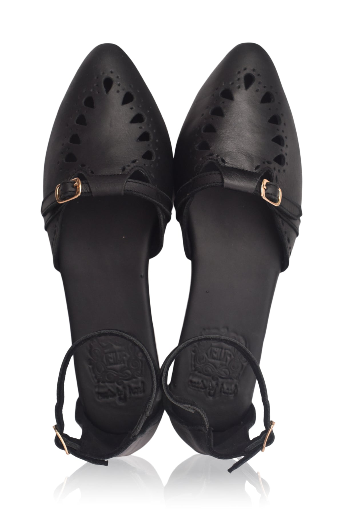 Lycette Pointed Toe Leather Flats