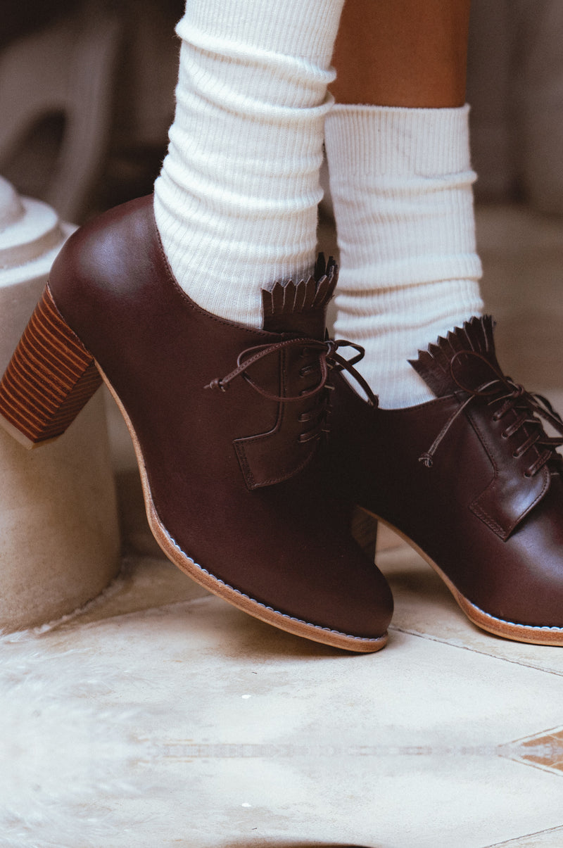 Lyon Lace-up Leather Oxfords