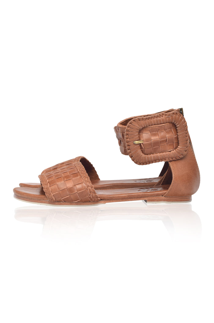 Madagascar Woven Leather Sandals (Sz. 9)