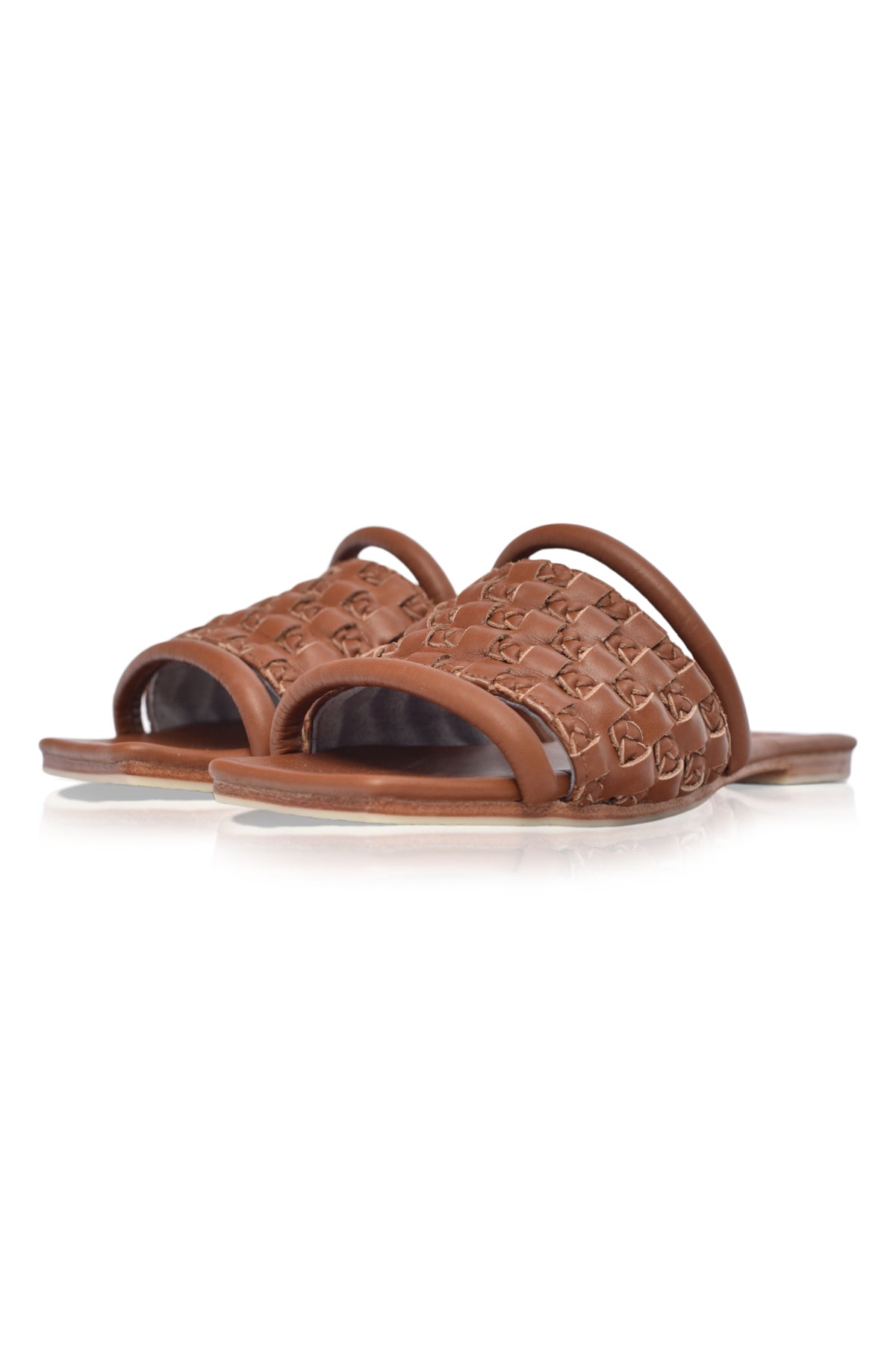 Majorca Leather Slides (Sz. 5)