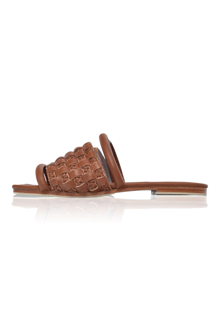 Majorca Leather Slides (Sz. 5)