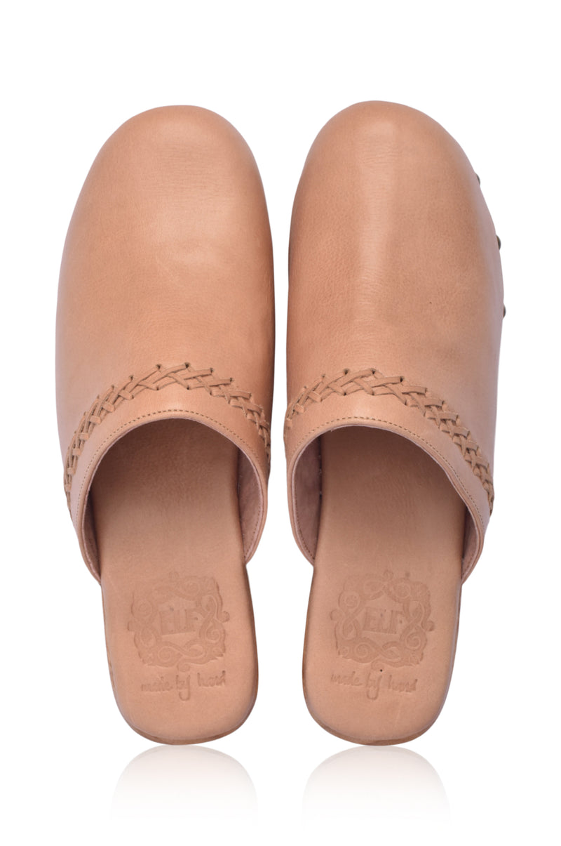Malibu Leather Clogs (Sz. 11)