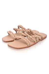 Melasti Woven Leather Slides (Sz. 7, 7.5, 9.5 & 10.5)