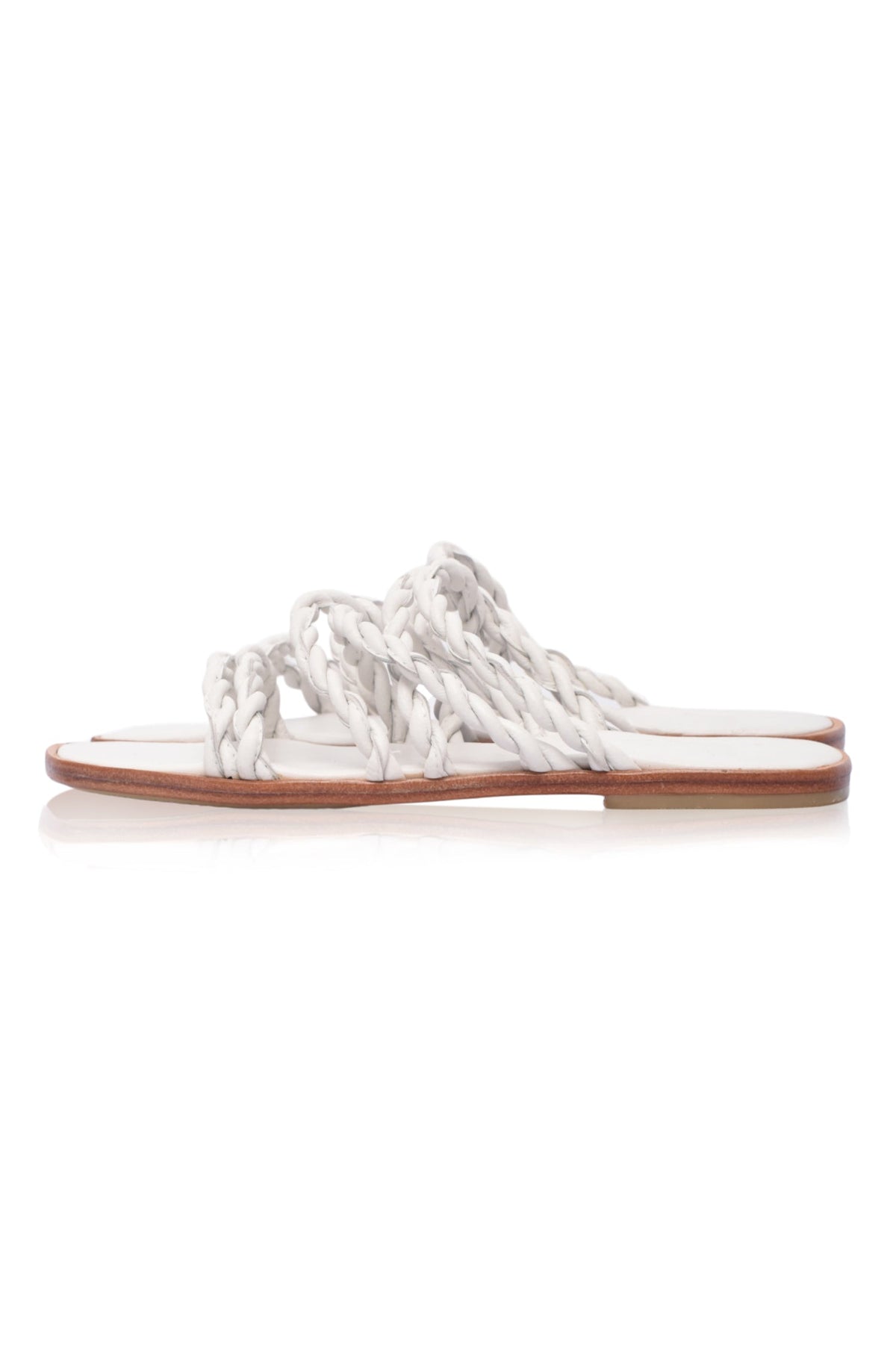 Melasti Woven Leather Slides (Sz. 7, 7.5, 9.5 & 10.5)