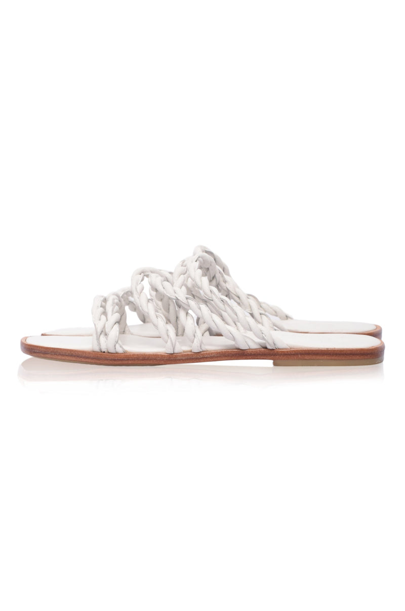 Melasti Woven Leather Slides (Sz. 7, 7.5, 9.5 & 10.5)