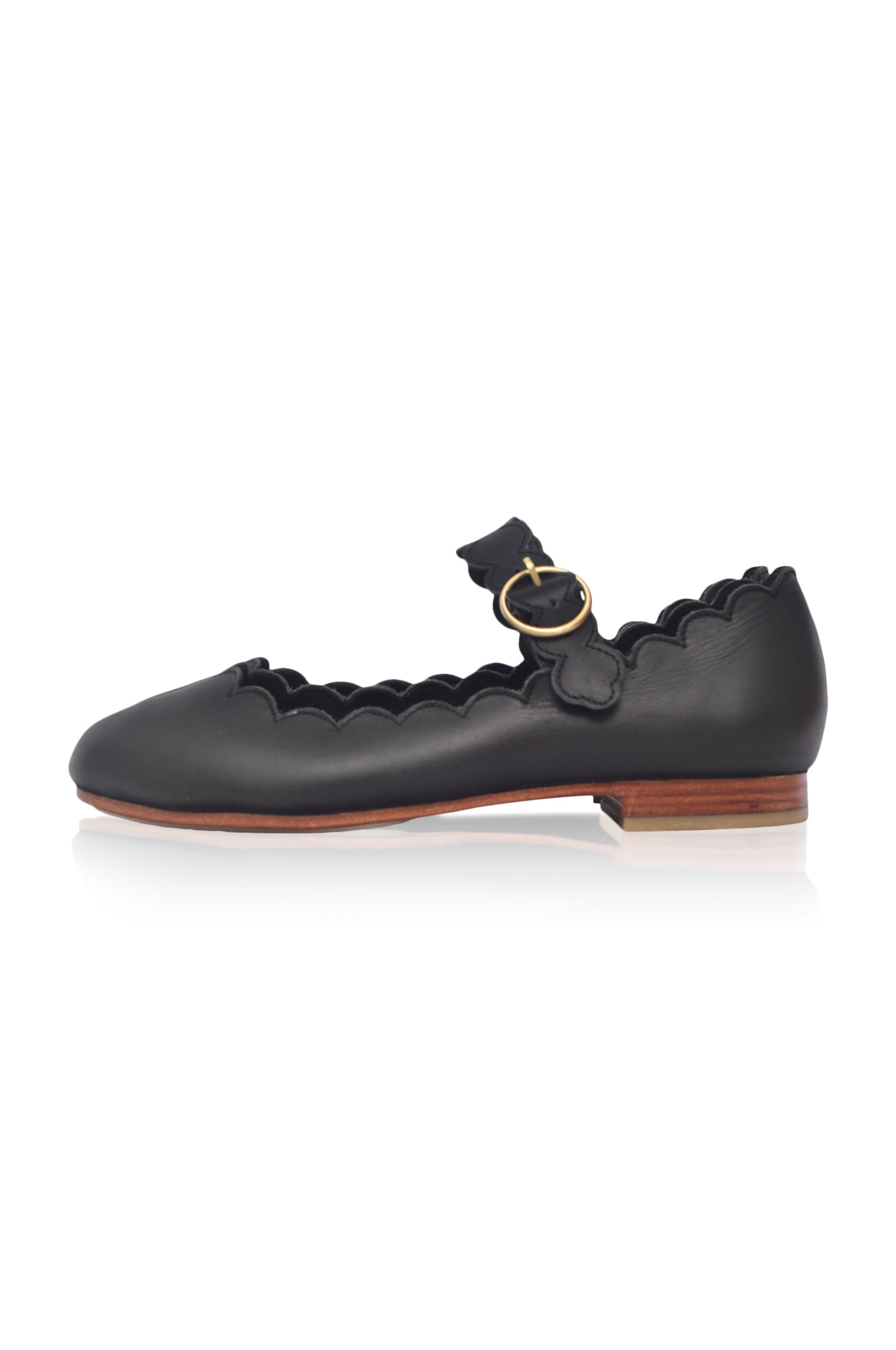 Mia Rosa Scalloped Mary Jane Flats | Bali ELF