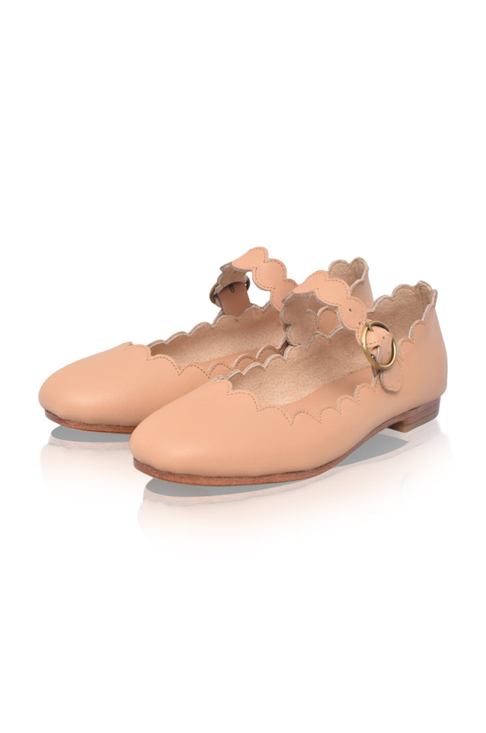 Mia Rosa Leather Ballet Flats (Sz. 9)