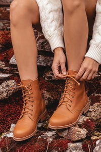 Mirage Lace-Up Leather Boots