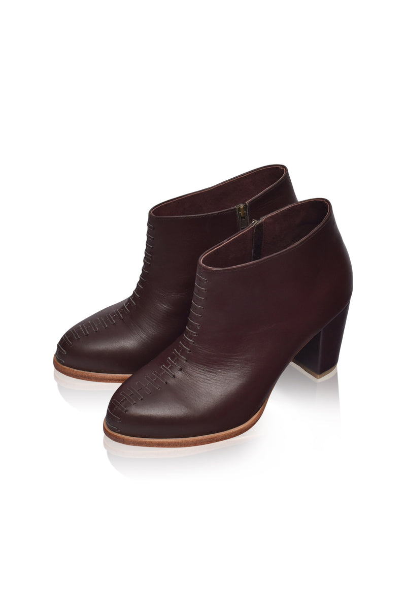 Monte Carlo Leather Booties (Sz. 7.5 & 9)