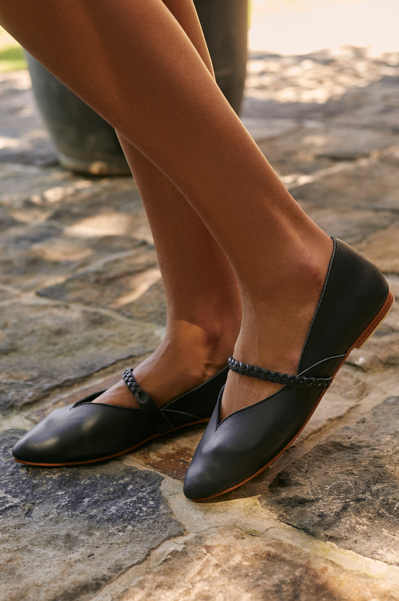New Love Leather Ballet Flats (Sz.  6.5, 7 & 10.5)