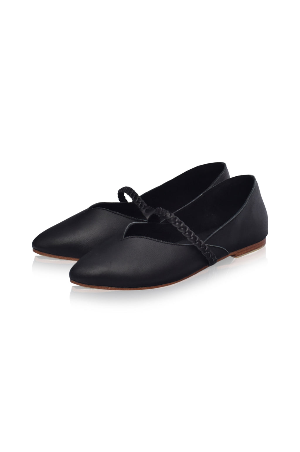 New Love Leather Ballet Flats (Sz.  6.5, 7 & 10.5)