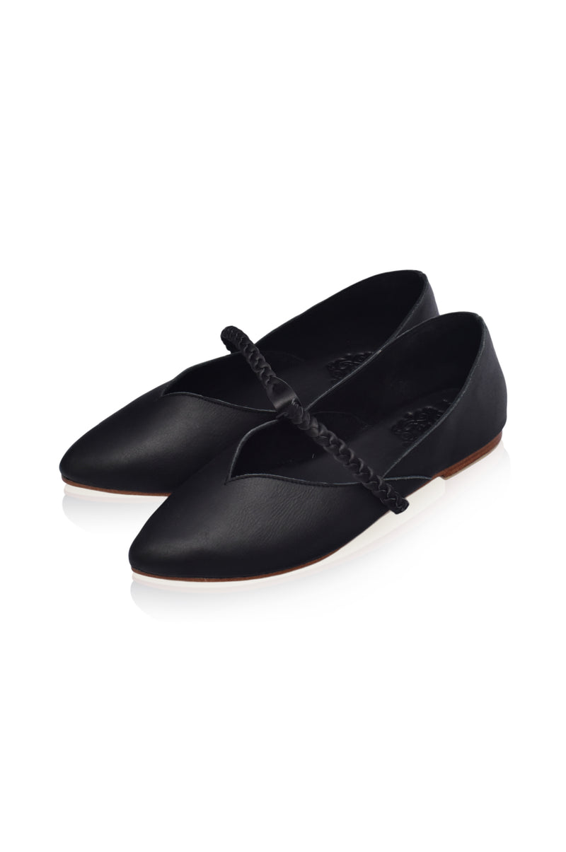 New Love Leather Ballet Flats (Sz.  6.5, 7 & 10.5)