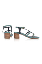 Night Glimmer Low Heel Sandals (Sz. 7 & 8, 8.5)