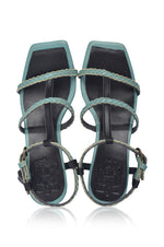 Night Glimmer Low Heel Sandals (Sz. 7 & 8, 8.5)