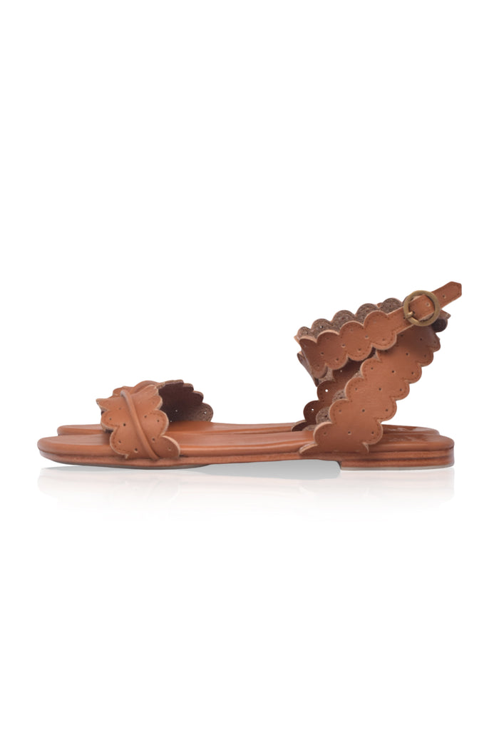 Nirvana Wrap Leather Sandals (Sz. 8)