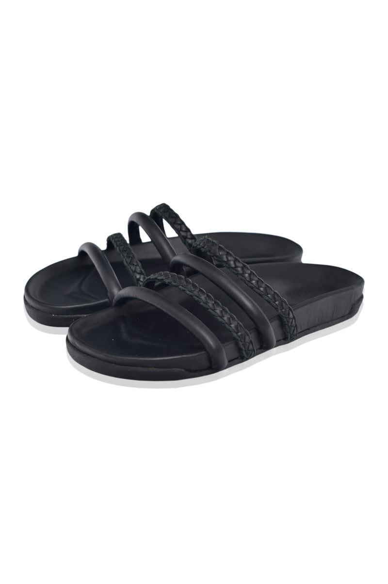 Castaway Leather Slides (Sz. 6.5)