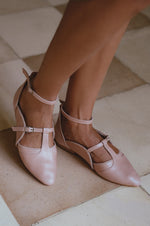 On The Go Leather Ballet Flats (Sz. 6.5 & 8.5)
