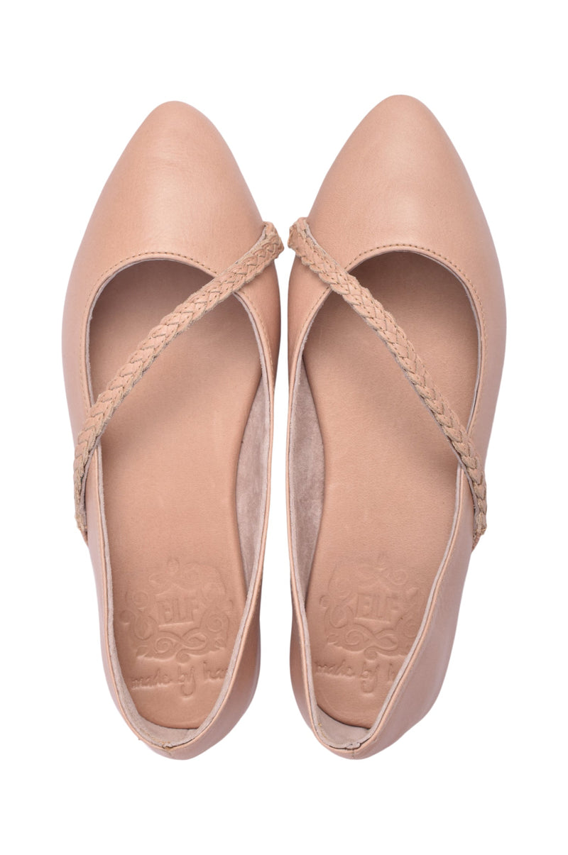 Orenda Elegant Leather Ballet Flats