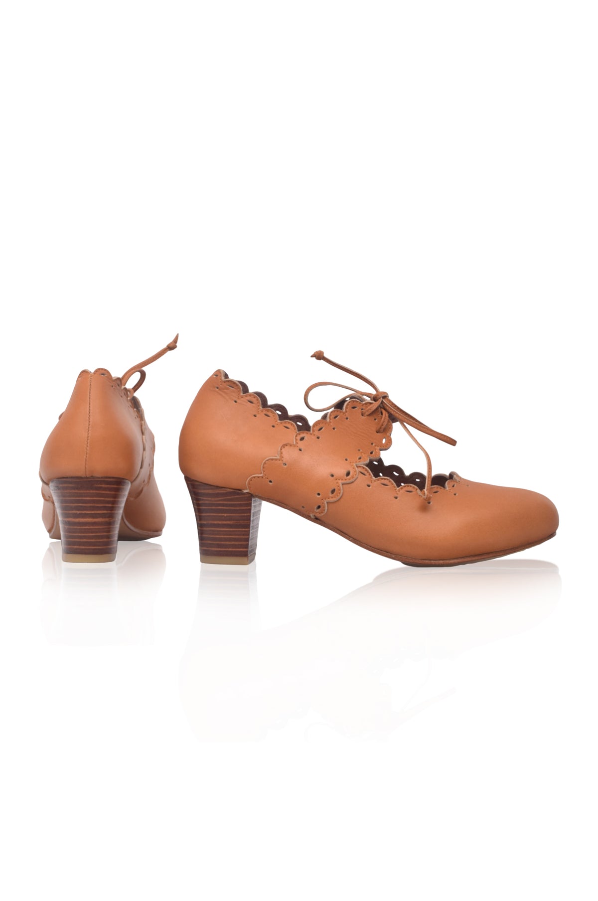 Paradise Bird Leather 5 cm Heels (Sz. 7.5)