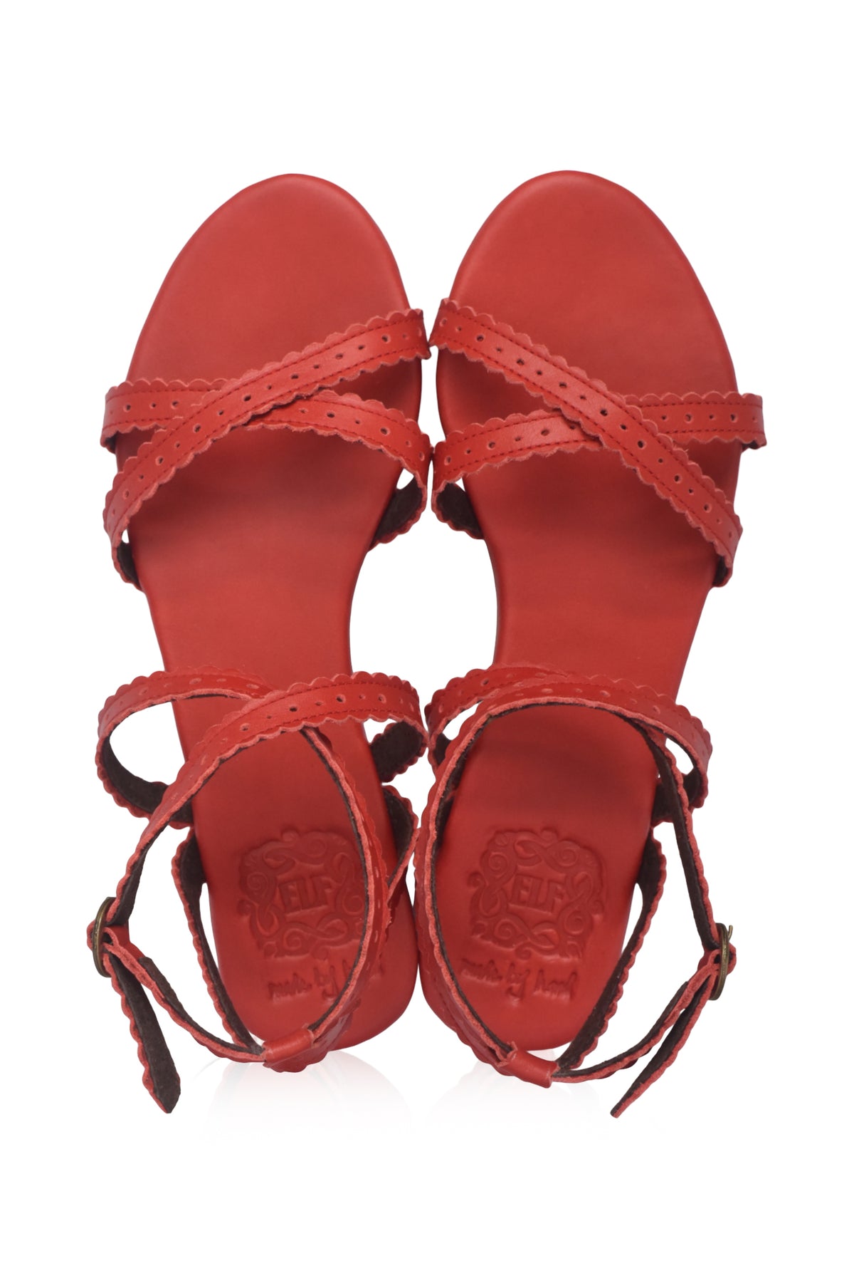 Playa Strappy Leather Sandals (Sz. 7.5)