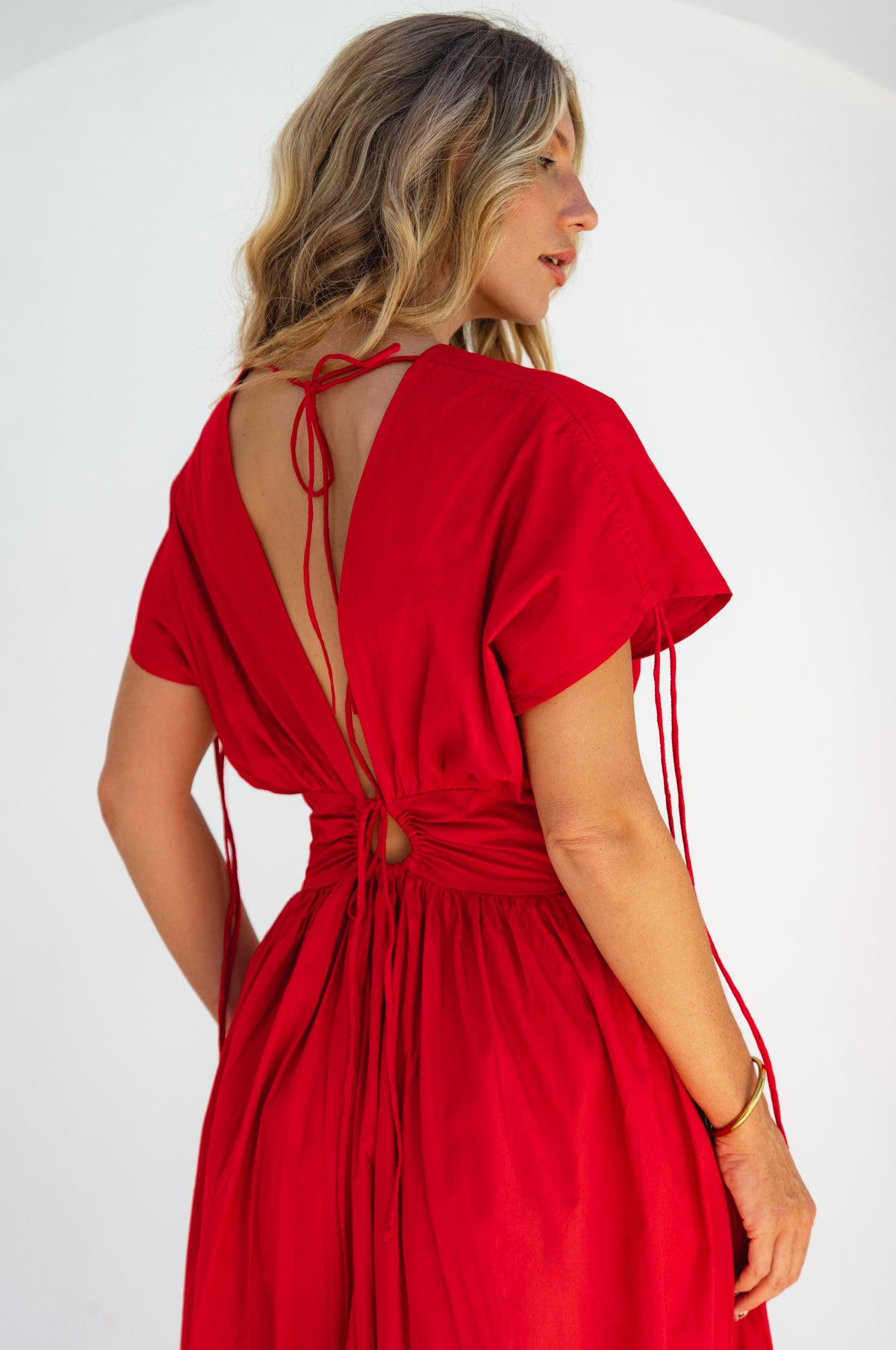 Rafina Goddess Cotton Maxi Dress