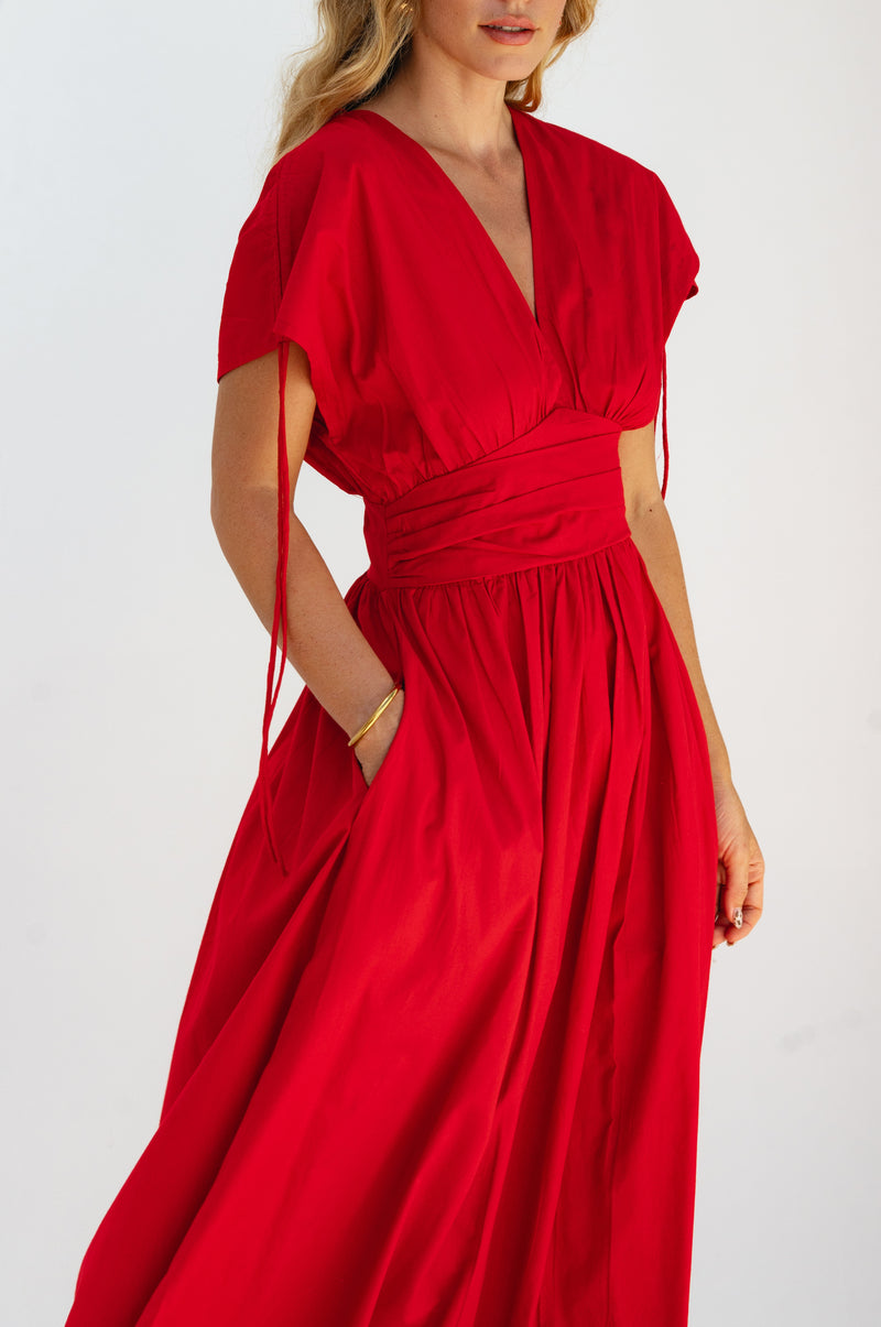 Rafina Goddess Cotton Maxi Dress