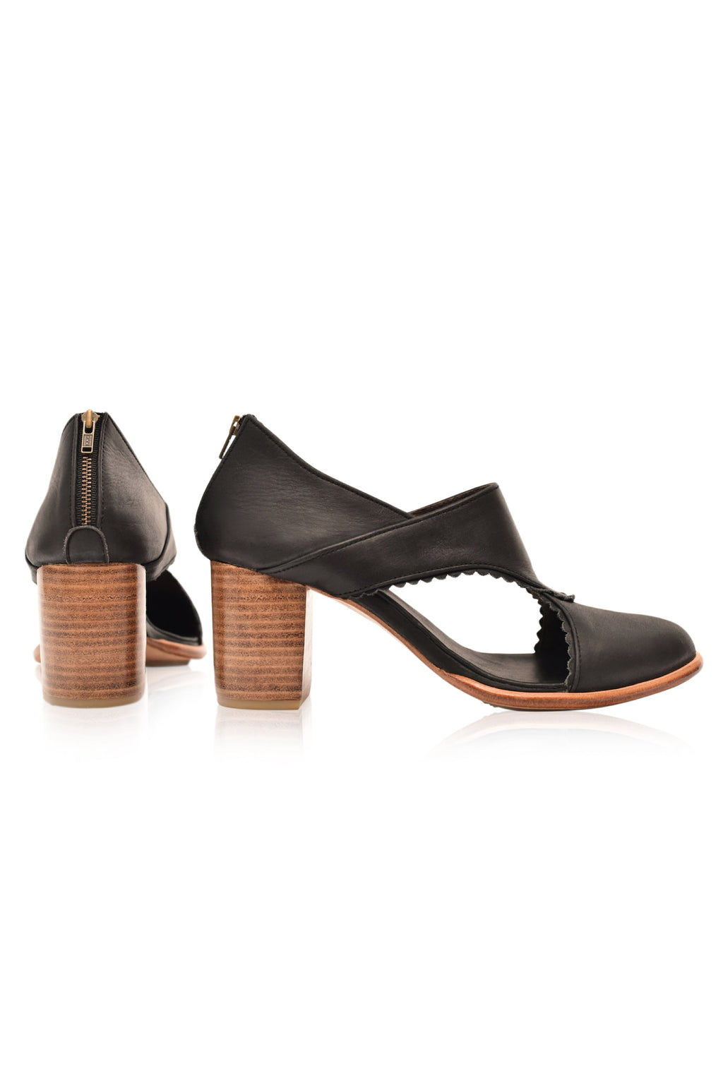 Rain Kiss Leather Booties (Sz. 5 - 12)