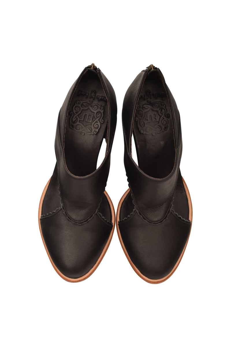 Rain Kiss Leather Booties (Sz. 6.5 & 12)