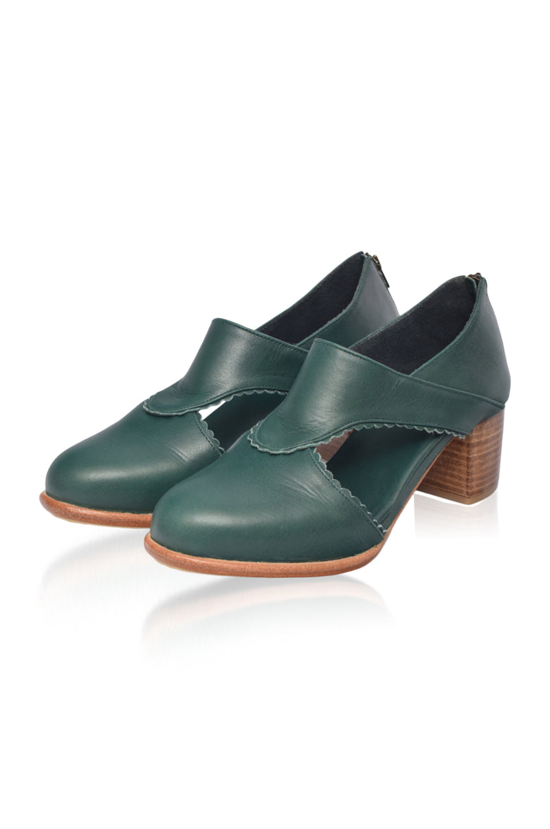 Rain Kiss Leather Booties (Sz. 6, 7, 8 & 9.5)