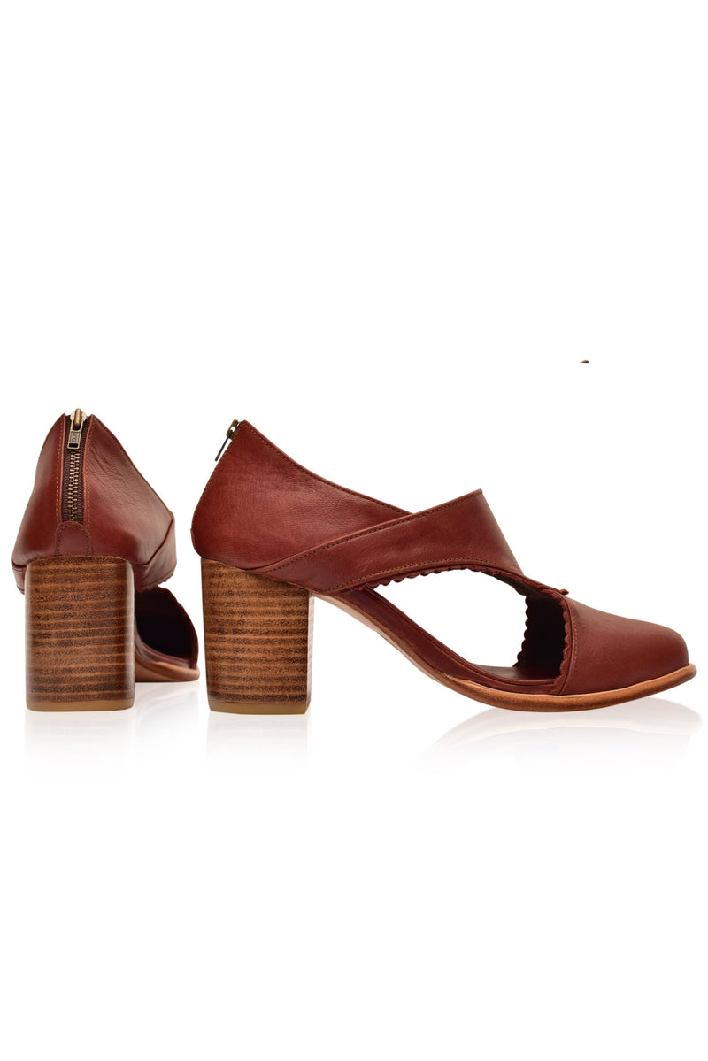 Rain Kiss Leather Booties (Sz. 6.5 - 12)
