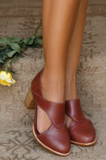 Rain Kiss Leather Booties (Sz. 5 - 10.5)