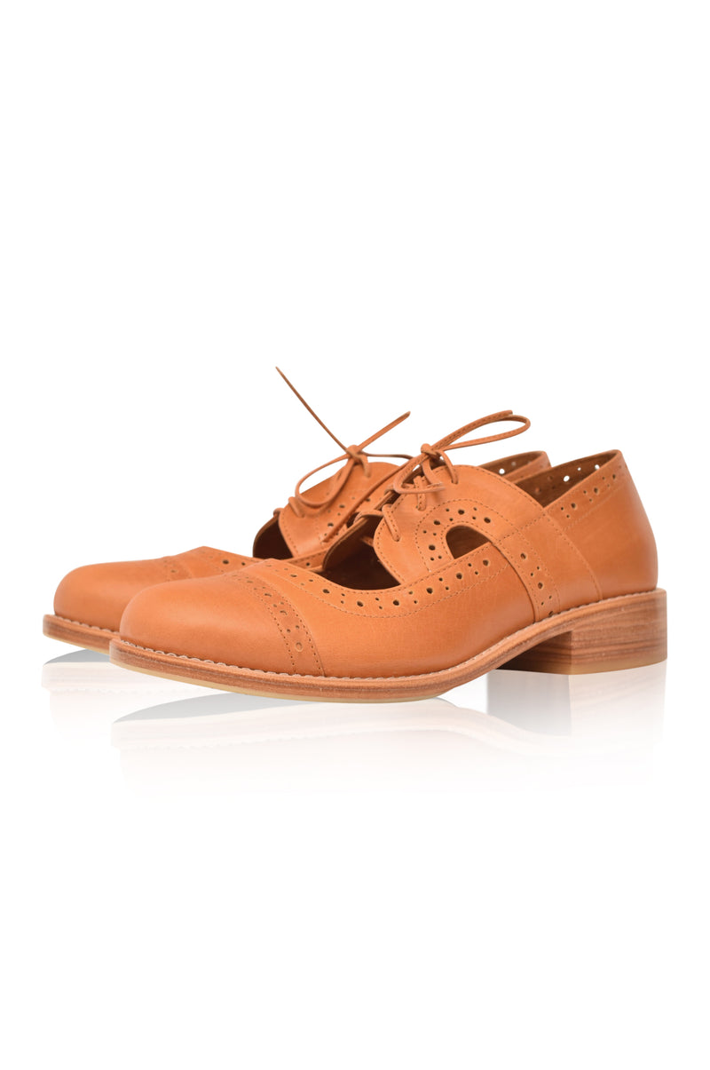 Scandinavia Leather Oxfords (Sz. 4, 5 & 10, 12)