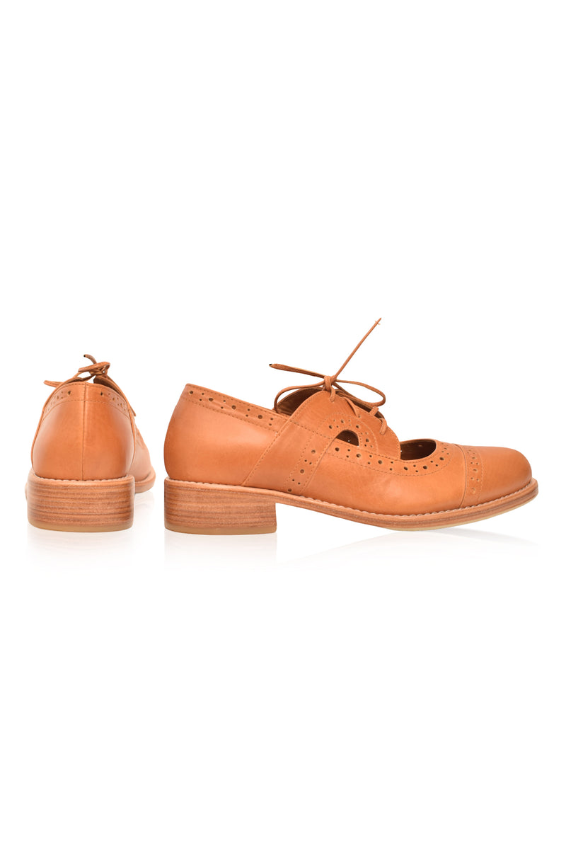 Scandinavia Leather Oxfords (Sz. 4, 5 & 10, 12)