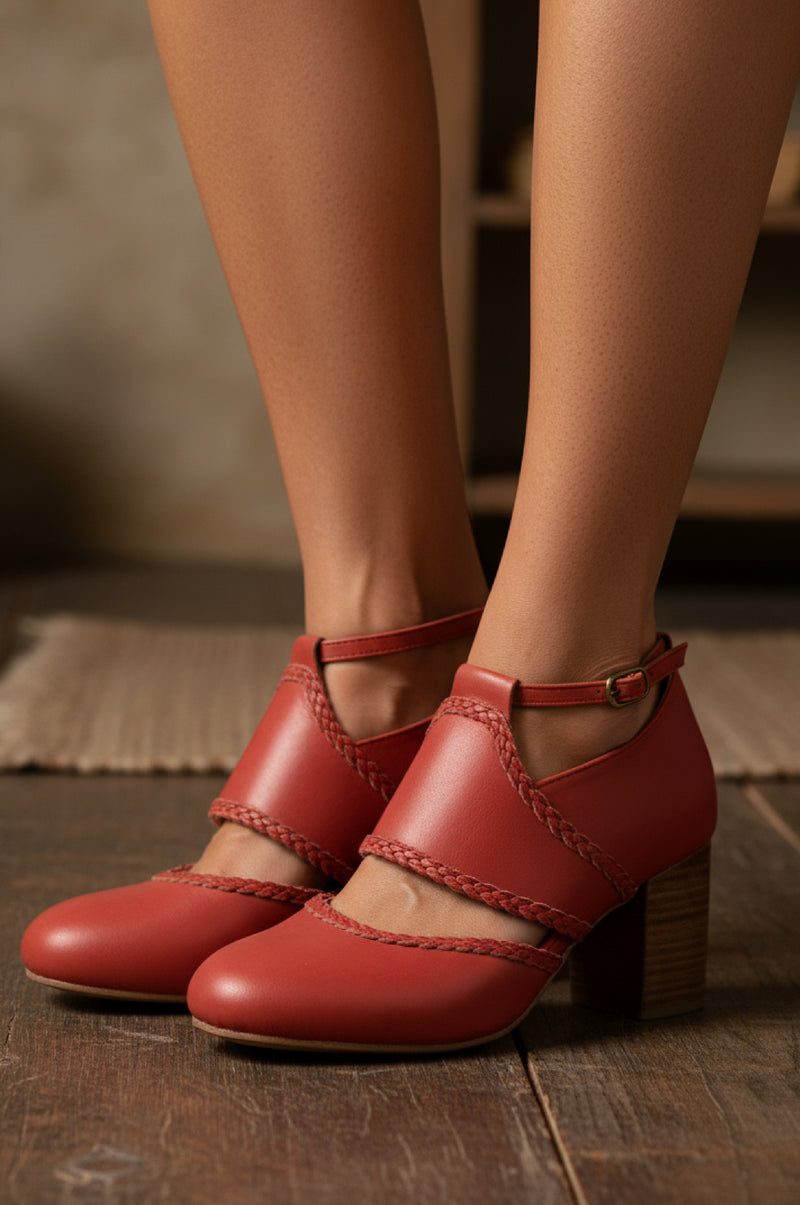 Serenity Leather Heels