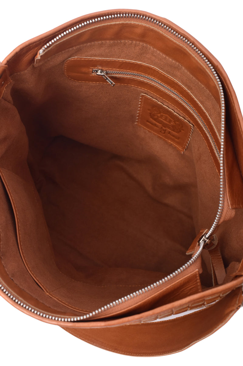 Soho Lane Woven Leather Shoulder Bag (Sale)