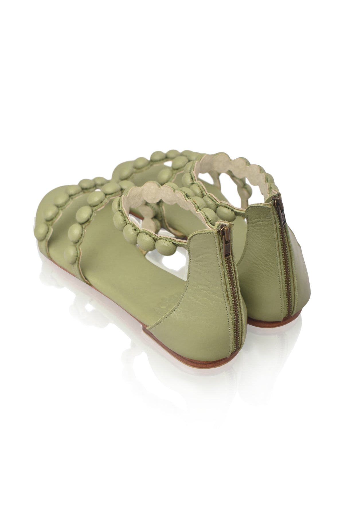 Leather sandals, pair — handmade by Bali ELF