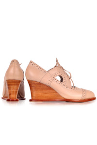 Stockholm Oxford Wedges (Sz. 8.5)