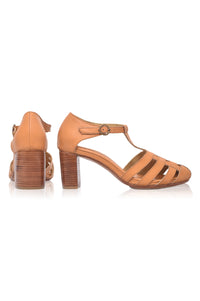 Sydney Woven Leather Heels (Sz. 9.5)