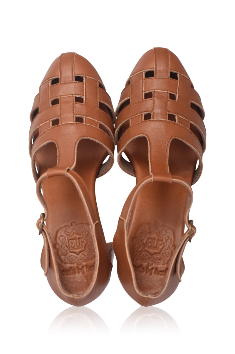 Sydney Woven Leather Heels