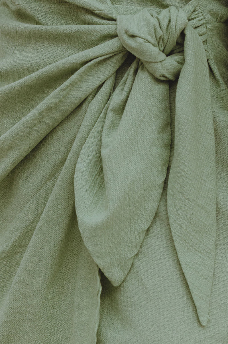 Ti Amo Linen Wrap Dress